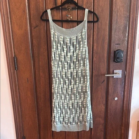 Missoni | Dresses | Missoni Greengray Sleeveless Knit Dress Size Large |  Poshmark